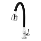 Torneira Gourmet Flexível Cozinha Mesa Preta C51 Casagrande M