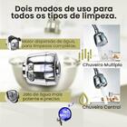 Torneira Gourmet Flexível Cozinha Mesa Preta C61 Casagrande M