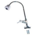 Torneira Gourmet Flexível Cromada Inox Chuveirinho Prata Banc