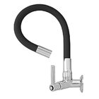 Torneira Gourmet Flexível De Cozinha Parede Preta 1/4 De Volt
