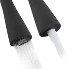 Torneira Gourmet Flexível Dois Jatos Preto Fosco Bancada Del