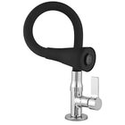 Torneira Gourmet Flexível Dois Jatos Preto Fosco Bancada Del