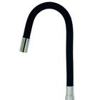 Torneira Gourmet Flexível Para Cozinha Mesa Preta 1/4 De Volt