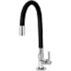 Torneira Gourmet Flexível Para Cozinha Mesa Preta 1/4 De Volt