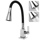 Torneira Gourmet Flexível Quadrada Cone Preta - Casagrande Mu