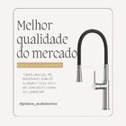 Torneira Gourmet Luxo Bélgica Giratória Multifuncional Goldenx