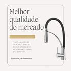 Torneira Gourmet Luxo Florença Monocomando Flexível Metal Gol