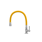 Torneira Gourmet Mesa 2 Jatos Emborrachada 5/8 Amarelo