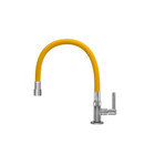 Torneira Gourmet Mesa 2 Jatos Emborrachada 5/8 Amarelo