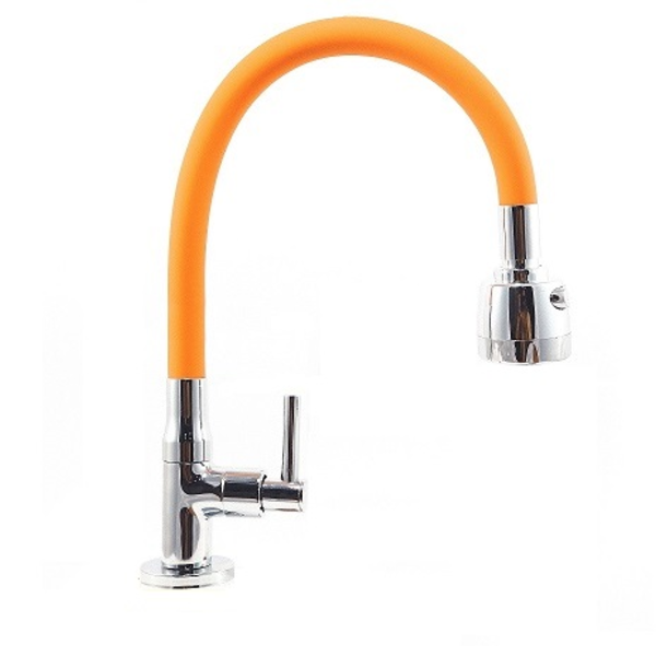 Torneira Gourmet Mesa Emborrachada Laranja