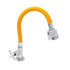 Torneira Gourmet Mesa Emborrachada Laranja Cozinha Bancada Bi