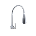 Torneira Gourmet Metal Inox Flexível Cônico Duplo Jato  Pia C