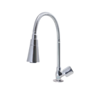 Torneira Gourmet Metal Inox Flexível Cônico Duplo Jato Pia Co