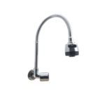 Torneira Gourmet Metal Inox Flexível Pia Cozinha Parede Luxo