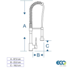 Torneira Gourmet Misturador Agua Quente Fria Monocomando Crom