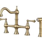 Torneira Gourmet Misturador Luxo Farm Vintage Dourada