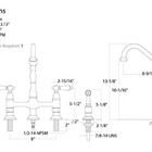 Torneira Gourmet Misturador Luxo Farm Vintage Dourada