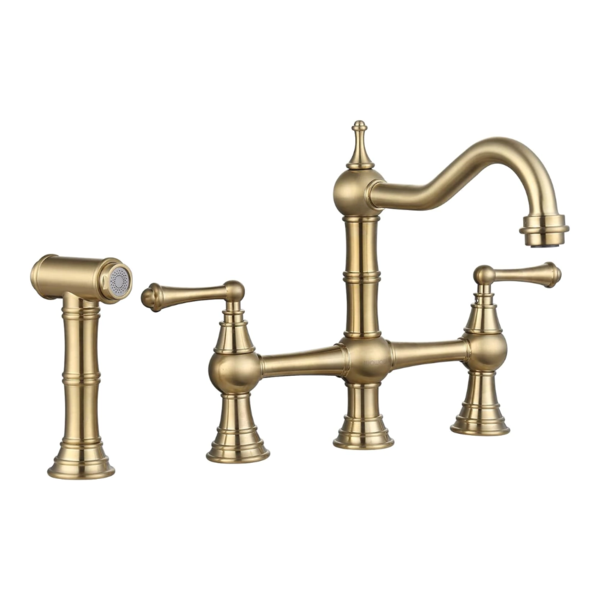 Torneira Gourmet Misturador Luxo Farm Vintage Dourada