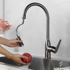 Torneira Gourmet Monocomando Com Extensor Ducha Luxo Inox Gun