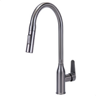 Torneira Gourmet Monocomando Com Extensor Ducha Luxo Inox Gun