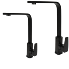 Torneira Gourmet Monocomando Em L Preta Para Cozinha