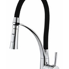 Torneira Gourmet Monocomando Flexível Preta Premium Top