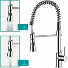 Torneira Gourmet Monocomando Fria Quente Cromada 50cm Com Spr
