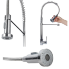 Torneira Gourmet Monocomando Premium Cromada