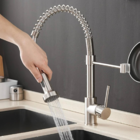 Torneira Gourmet Monocomando Premium Escovada