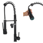 Torneira Gourmet Monocomando Preta 50 Cm