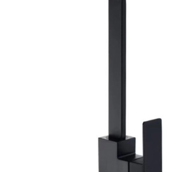 Torneira Gourmet Monocomando Slim L Inox 304 Preto