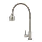 Torneira Gourmet Para Cozinha Mesa Aço Escovado 3430