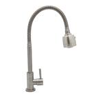 Torneira Gourmet Para Cozinha Mesa Aço Escovado 3430