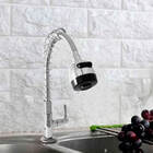 Torneira Gourmet Para Cozinha Mesa Luxo Bico Preto Com Mola 3