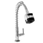 Torneira Gourmet Para Cozinha Mesa Luxo Bico Preto Com Mola 3