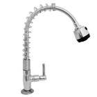 Torneira Gourmet Para Cozinha Mesa Luxo Bico Preto Com Mola 3