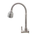 Torneira Gourmet Para Cozinha Parede Aço Escovado 3396