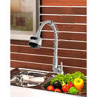 Torneira Gourmet Para Cozinha Parede Luxo Bico Preto Com Mola