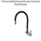 Torneira Gourmet Parede Bica Móvel Flexível 1/4 Volta C90 Pre