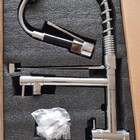 Torneira Gourmet Parede Cozinha Flexível Cromada Dupla Saida