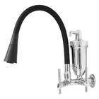 Torneira Gourmet Parede Preta Com Filtro 3480