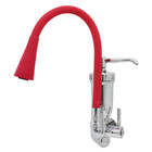 Torneira Gourmet Parede Tubo Cone Vermelho Com Filtro 3522