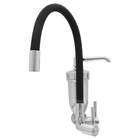 Torneira Gourmet Parede Tubo Flexível Black Com Filtro 3525