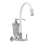 Torneira Gourmet Parede Tubo Flexível Branco Com Filtro 3530
