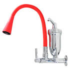 Torneira Gourmet Parede Vermelha Com Filtro 3491