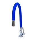 Torneira Gourmet Pia Cozinha Bancada Azul Flexível 1/4 De Vo