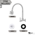 Torneira Gourmet Pia Cozinha De Parede Alta Qualidade