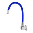 Torneira Gourmet Quadrada Parede Tubo Lisa Azul Del Metais