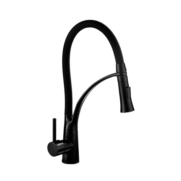 Torneira Gourmet Silicone Flexivel Cozinha Monocomando - Pret