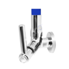 Torneira Gourmet Tubo Azul Flexível Blue Parede New Del Metais